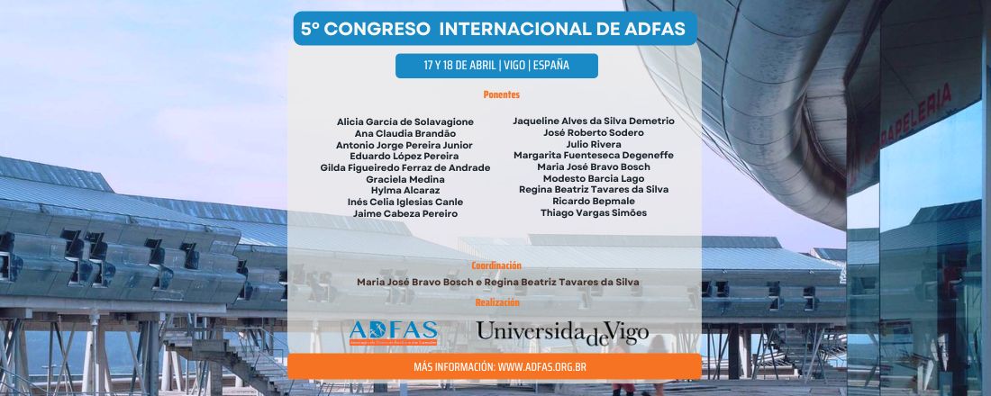 5º Congresso Internacional da ADFAS - Vigo