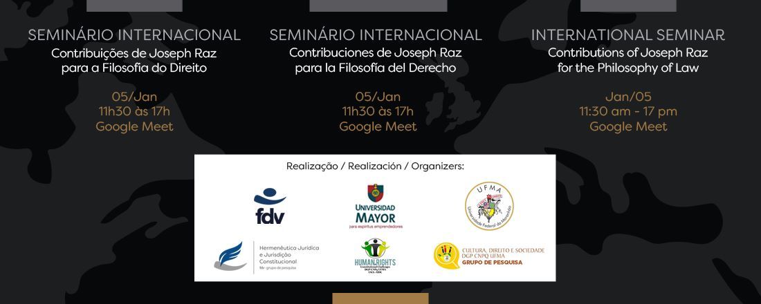 International Seminar “Contributions of Joseph Raz to Philosophy of Law”