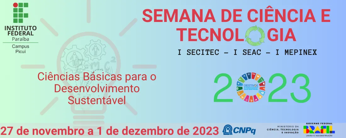 Semana de Ciência e Tecnologia do IFPB- Campus Picuí 2023