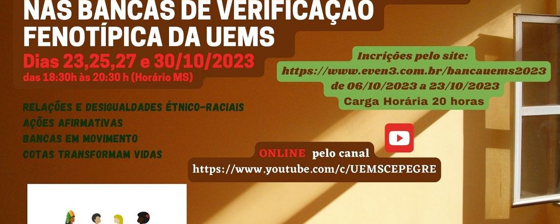 III CURSO DE FORMAÇÃO PARA ATUAR NAS BANCAS DE VERIFICAÇÃO FENOTÍPICA DA UEMS