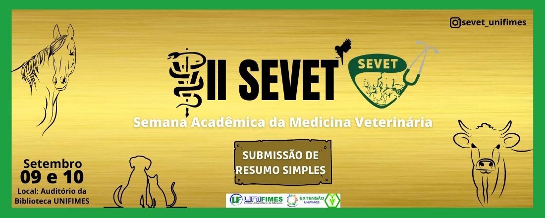 VII SEVET - Semana Acadêmica de Medicina Veterinária - UNIFIMES