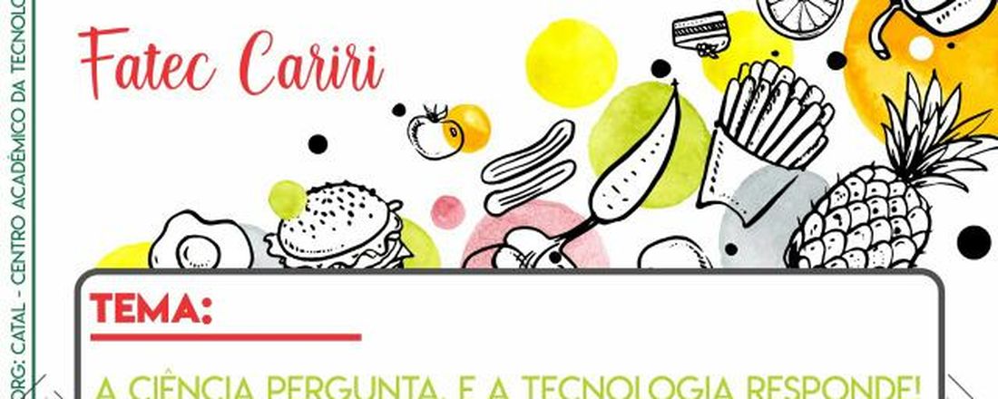 Semana da Tecnologia em Alimentos da Fatec Cariri – SETA 2019