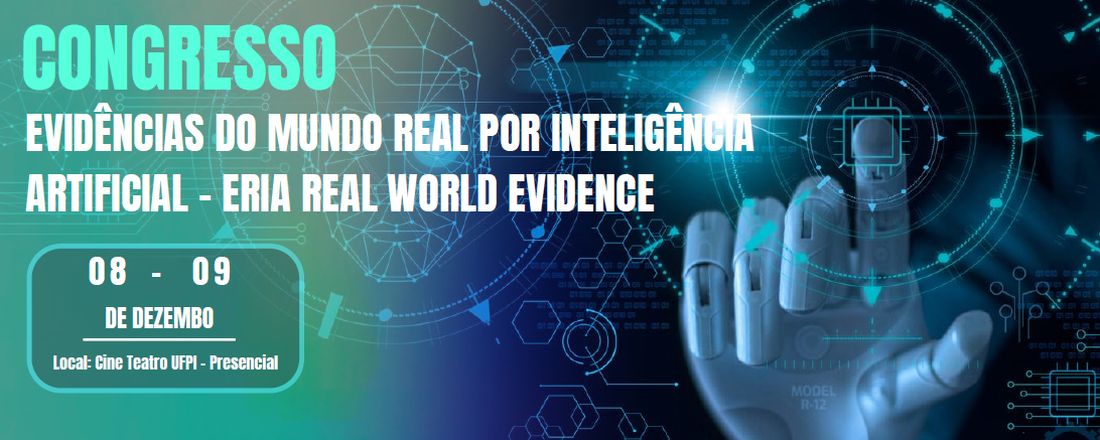 Congresso “Evidências do mundo real por inteligência artificial – ERIA REAL WORLD EVIDENCE”