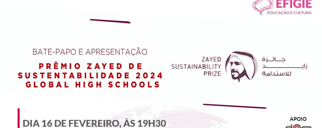 Prêmio Zayed de  Sustentabilidade 2024  GLOBAL HIGH SCHOOLS