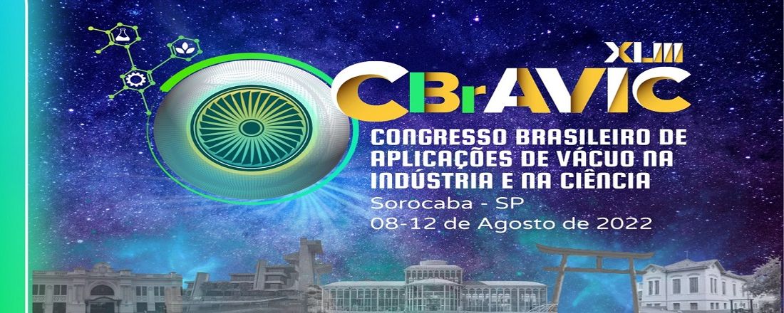 XLIII CBrAVIC - Congresso Brasileiro de Aplicações de Vácuo na Indústria e na Ciência