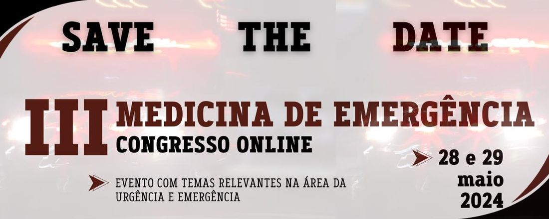 III Congresso Acadêmico Online de Medicina de Emergência