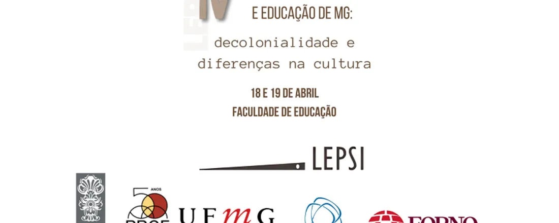 IV Simpósio de Psicanálise e Educação de Minas Gerais:  Decolonialidade e diferenças na cultura