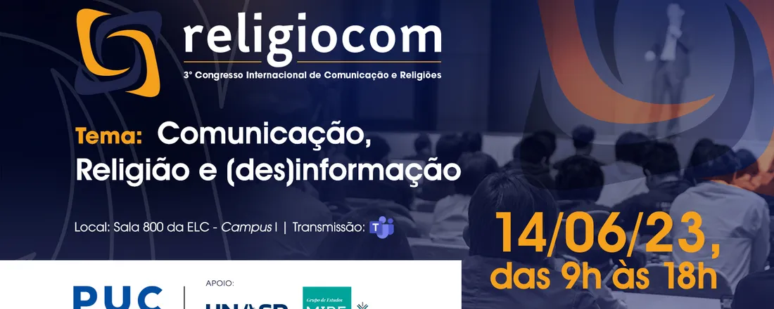 Religiocom - 3º Congresso Internacional de Comunicação e Religiões