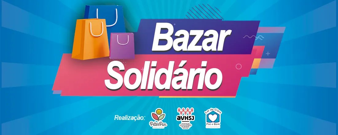 Bazar Solidário com produtos doados pela Receita Federal