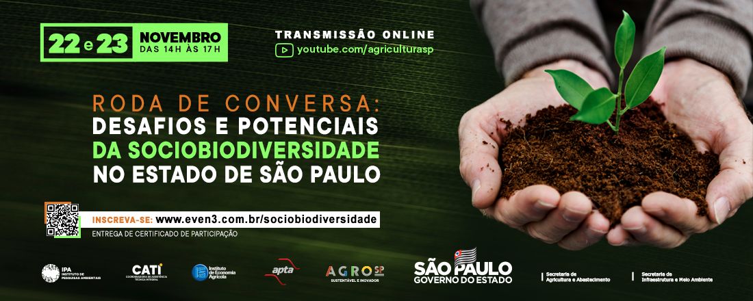 Roda de Conversa: Desafios e Potenciais da Sociobiodiversidade no Estado de São Paulo