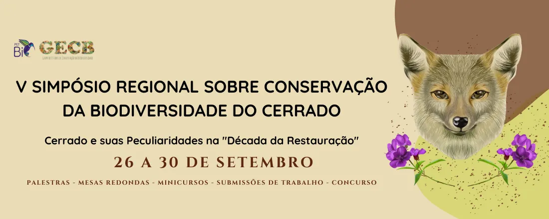 V Simpósio Regional de Conservação da Biodiversidade do Cerrado
