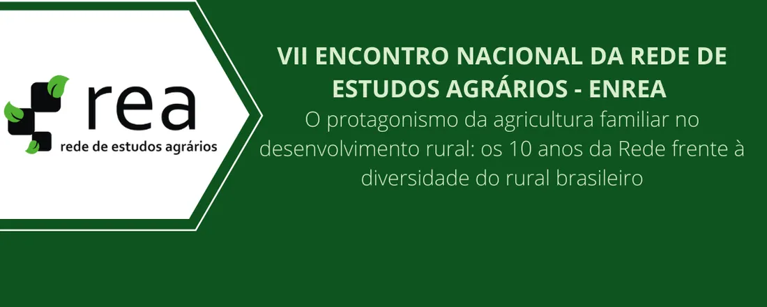 VII ENCONTRO NACIONAL DA REDE DE ESTUDOS AGRÁRIOS - ENREA