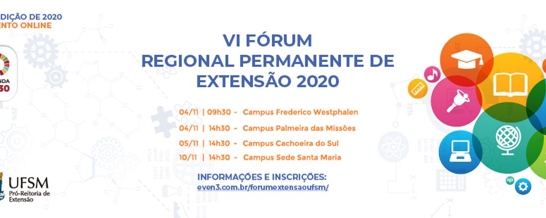VI Fórum Regional Permanente de Extensão da UFSM