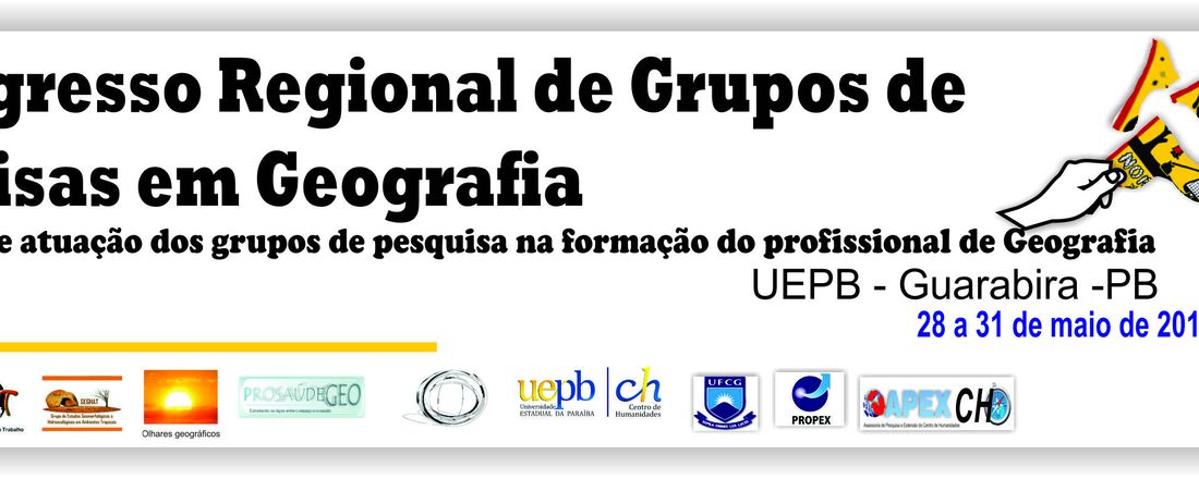 II Congresso Regional de Grupos de Pesquisas em Geografia