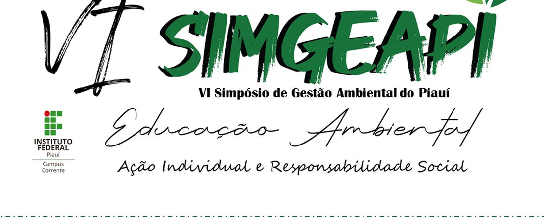 VI Simpósio de Gestão Ambiental do Piauí - SIMGEAPI