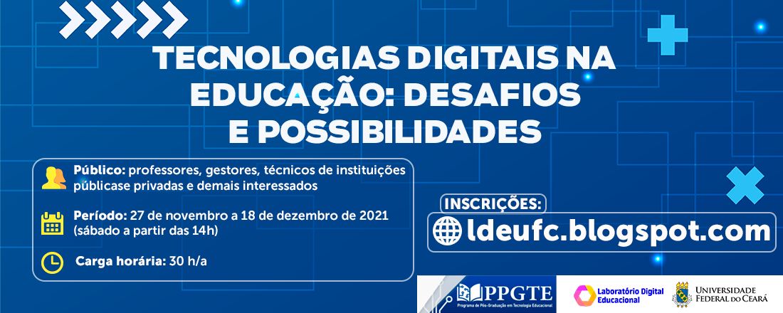 Curso "As Tecnologias Digitais na Educação: Desafios e possibilidades"