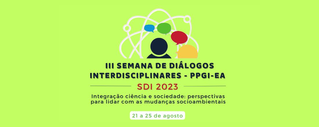 3ª Semana de Diálogos Interdisciplinares
