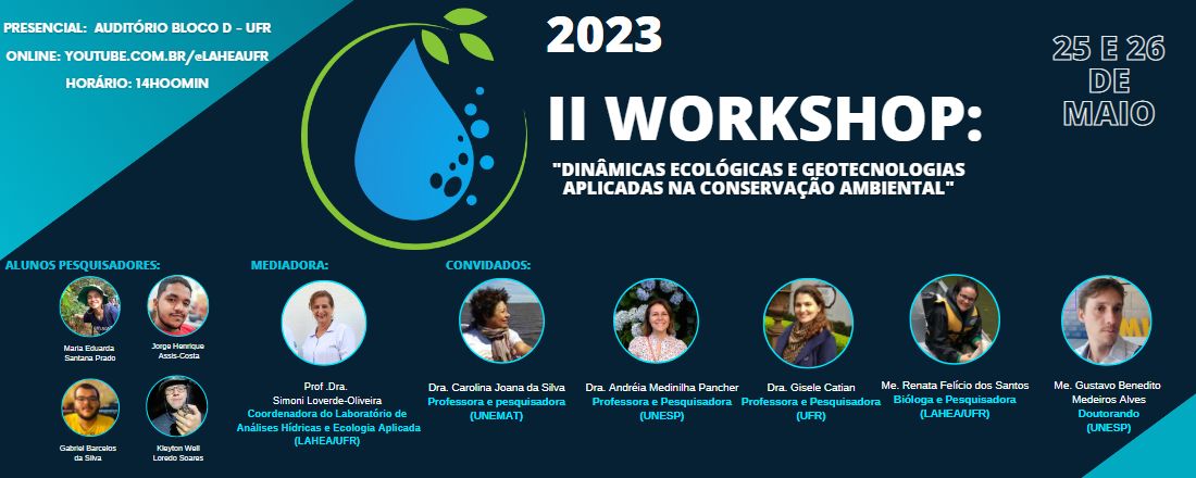 II Workshop: Dinâmicas ecológicas e geotecnologias aplicadas na conservação ambiental