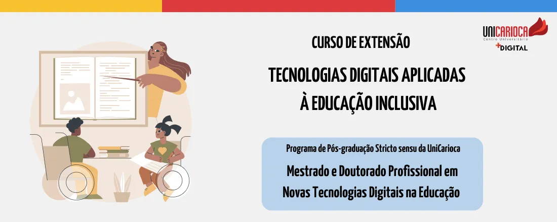 Tecnologias Digitais Aplicadas à Educação Inclusiva - Sextas 19h até 21h