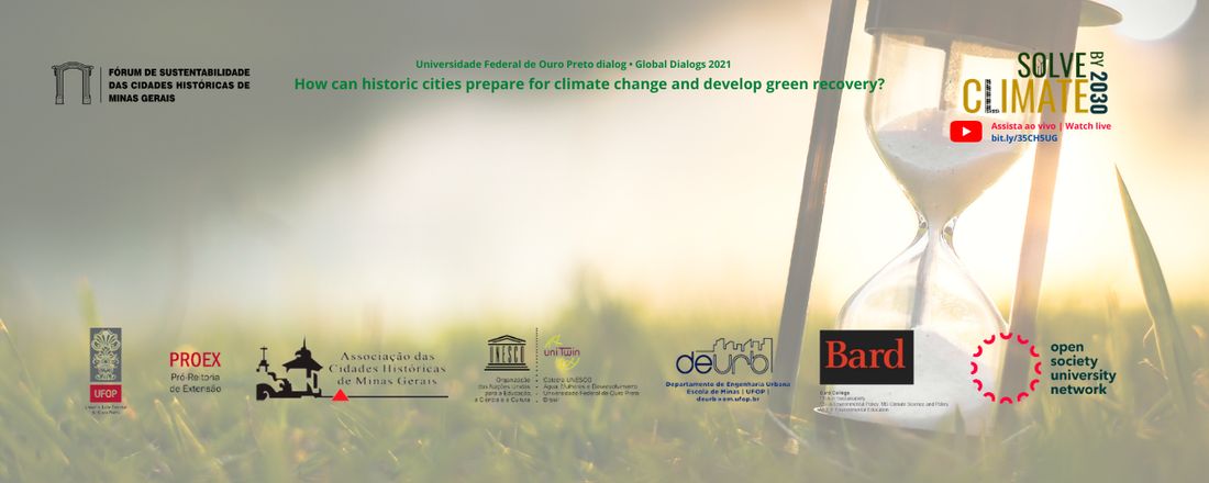 Webinário "Como as cidades históricas podem se preparar para as mudanças climáticas e desenvolverem a reconversão verde?"