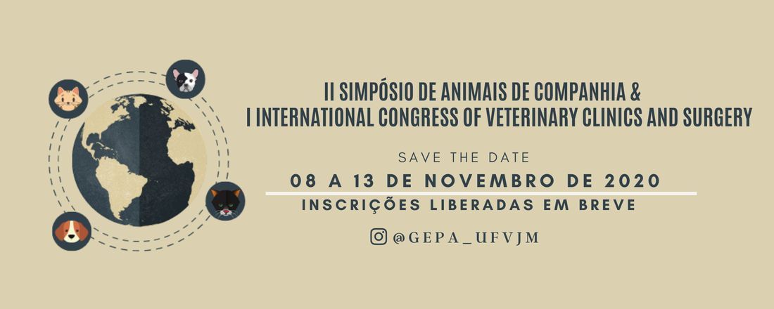 II Simpósio de Animais de Companhia & I International Congress of Veterinary Clinics and Surgery