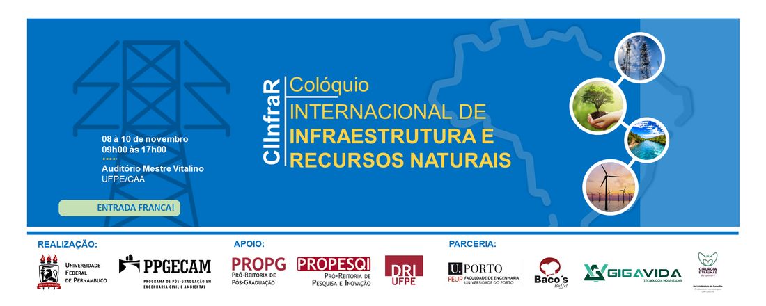 COLÓQUIO INTERNACIONAL DE INFRAESTRUTURA E RECURSOS NATURAIS