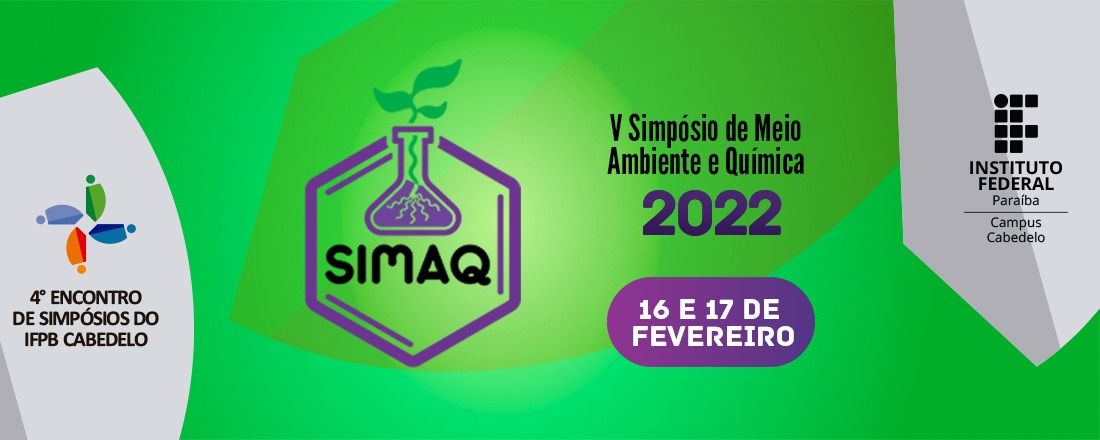 V Simpósio de Meio Ambiente e Química da Paraíba - SIMAQ