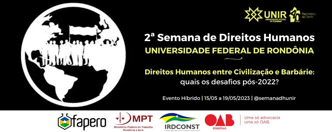2ª Semana de Direitos Humanos da Universidade Federal de Rondônia