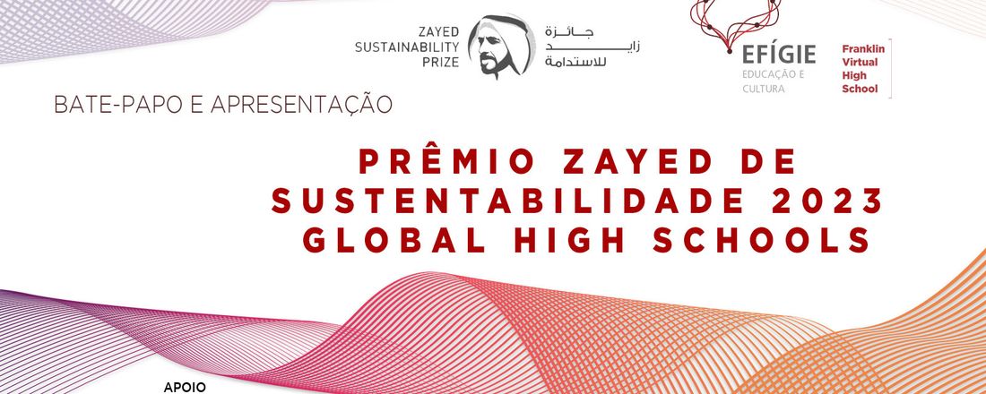 Webinar PREMIO Zayed de Sustentabilidade 2023 para Escolas Parceiras