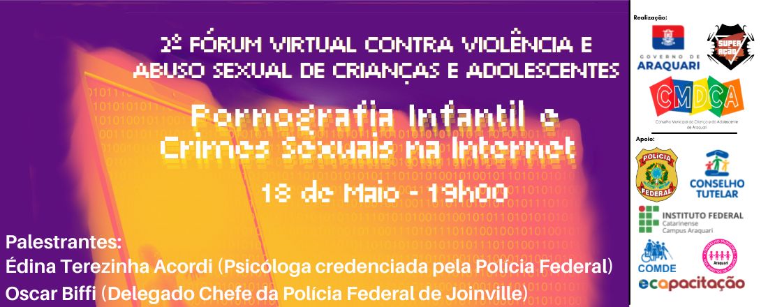 II Fórum Virtual Contra Violência e Abuso Sexual de Crianças e Adolescentes