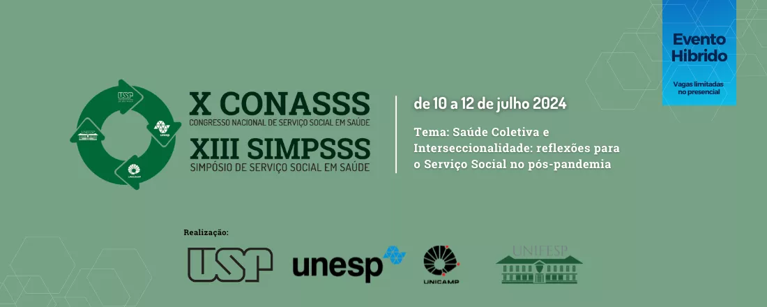 X CONASSS - Congresso Nacional de Serviço Social em Saúde