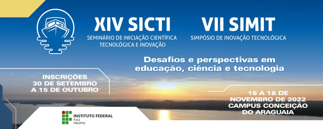 XIV SICTI - Seminário de Iniciação Científica, Tecnológica e Inovação