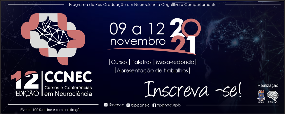 12º Cursos e Conferência em Neurociência e Comportamento