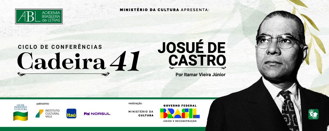 Itamar Vieira Junior fala sobre Josué de Castro