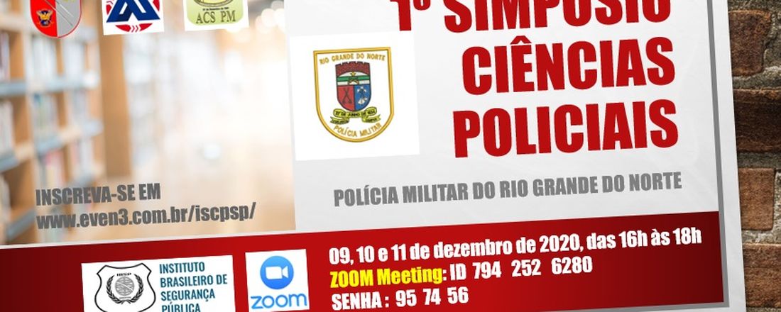 I SIMPÓSIO DE CIÊNCIAS POLICIAIS E DE SEGURANÇA PÚBLICA DA PMRN