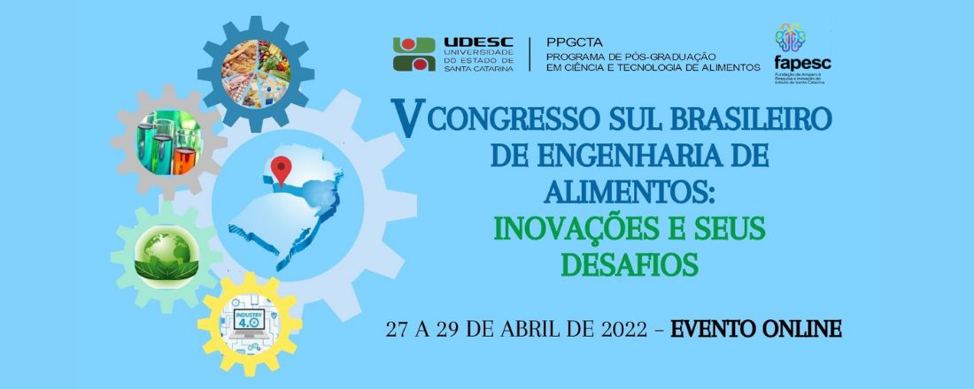 V Congresso Sul Brasileiro de Engenharia de Alimentos