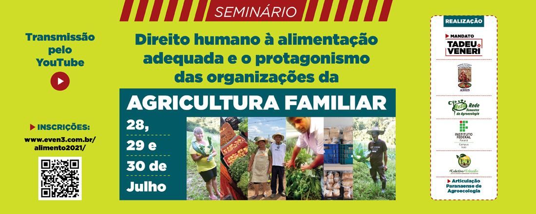 Seminário sobre o nexus “Ambiente-Agricultura-Alimentação-Saúde