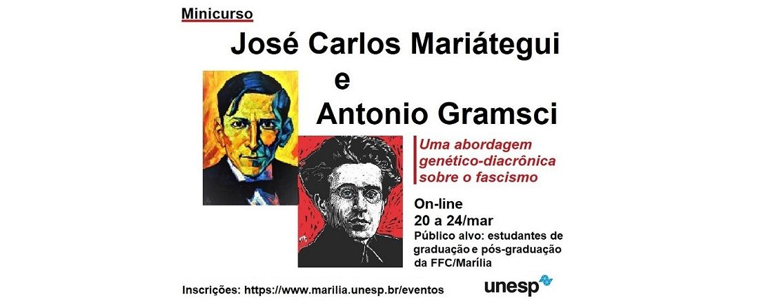 Minicurso: José Carlos Mariátegui e Antonio Gramsci – Uma abordagem Genética Diacrônica Sobre o Fascismo