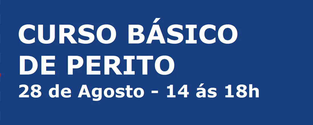 CURSO BÁSICO DE PERITO  (INTENSIVO)