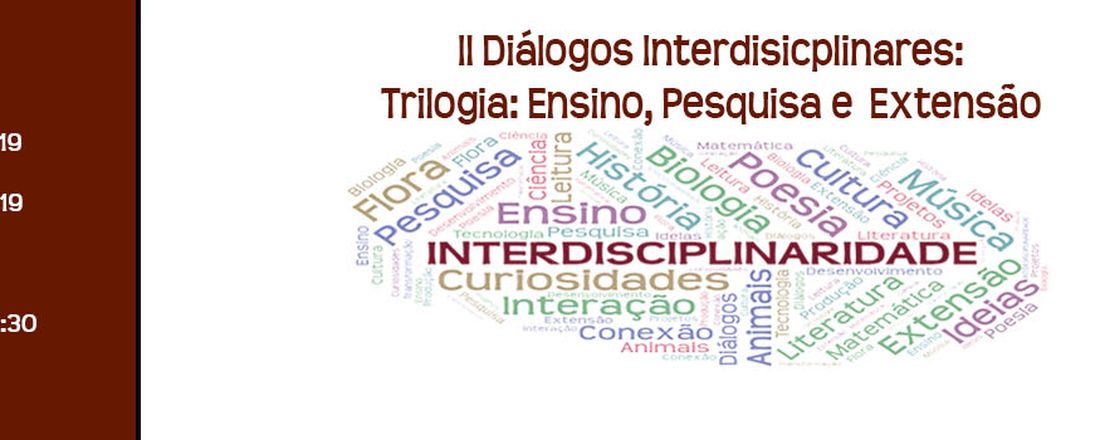 II Diálogos Interdisciplinares:  Trilogia ensino, pesquisa e extensão