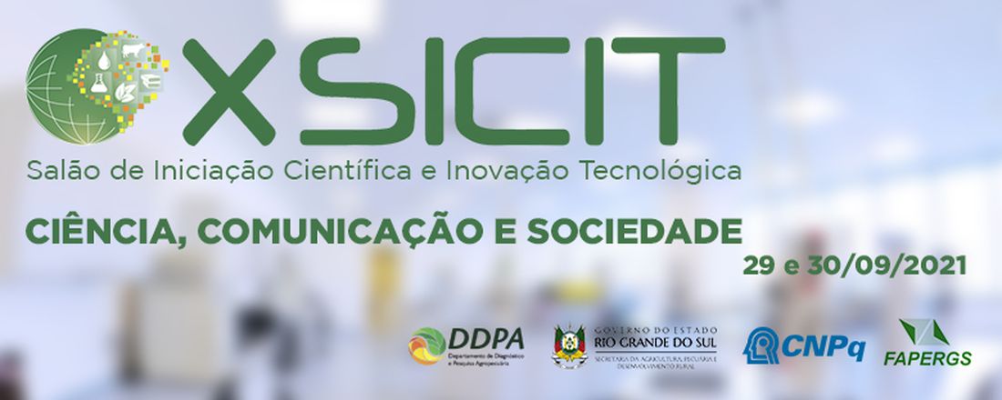 X SICIT - Salão de Iniciação Científica e de Inovação Tecnológica, V Workshop de Pós-Graduação e Mostra de Pesquisa