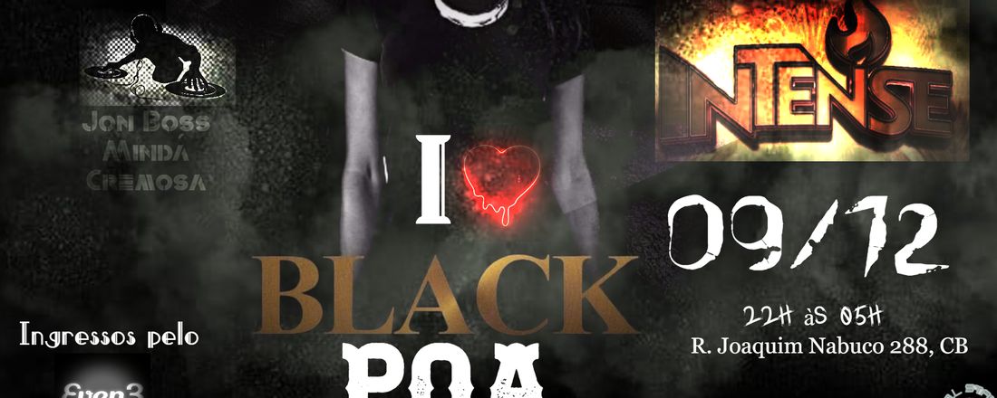 I LOVE BLACK POA