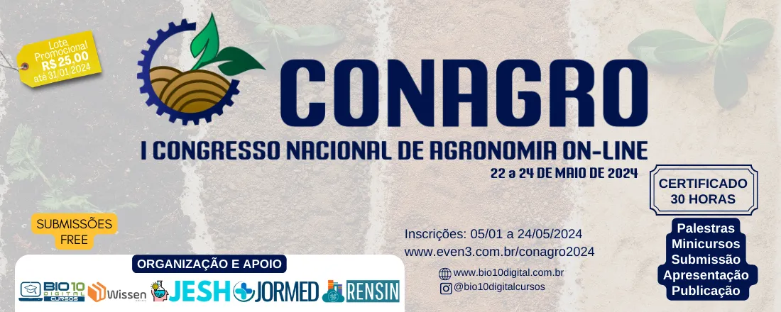 I Congresso Nacional de Agronomia On-line (I CONAGRO)