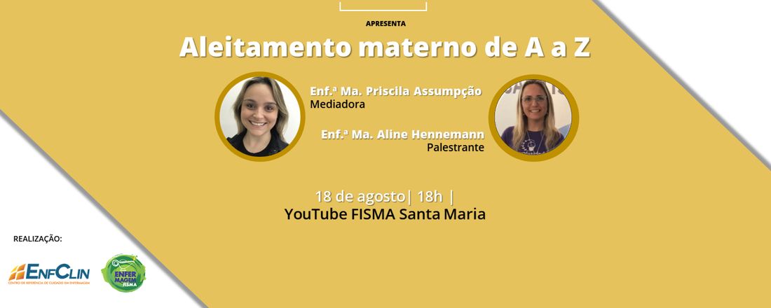 3ª LIVE FISMA EDUCA | Aleitamento materno de A a Z