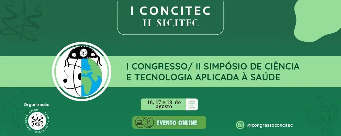 I Congresso Nacional de Ciência e Tecnologia Aplicada à Saúde | II Simpósio de Ciência e Tecnologia Aplicada à Saúde