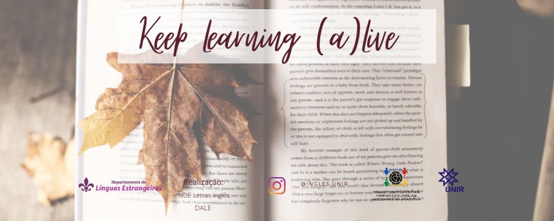 Keep Learning (a)Live - outubro