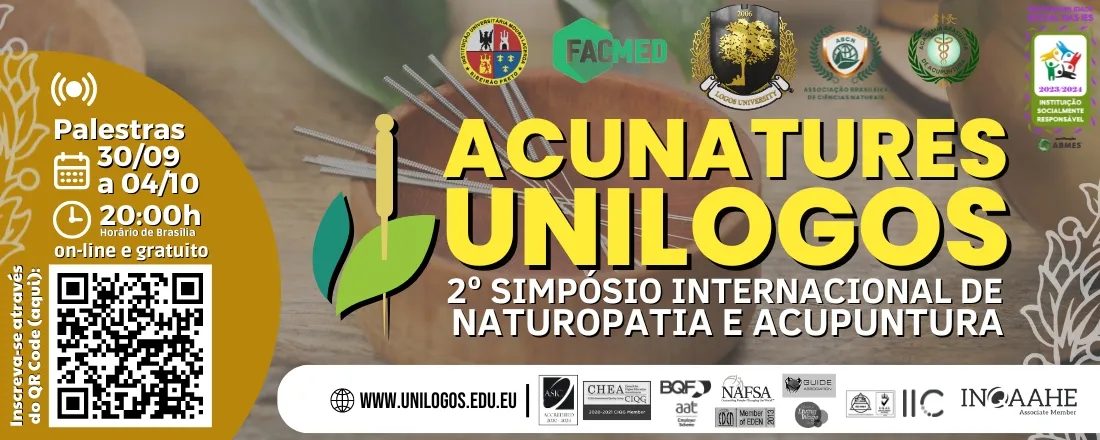 ACUNATURES UNILOGOS: 2º Simpósio Internacional de Naturopatia e Acupuntura da Unilogos