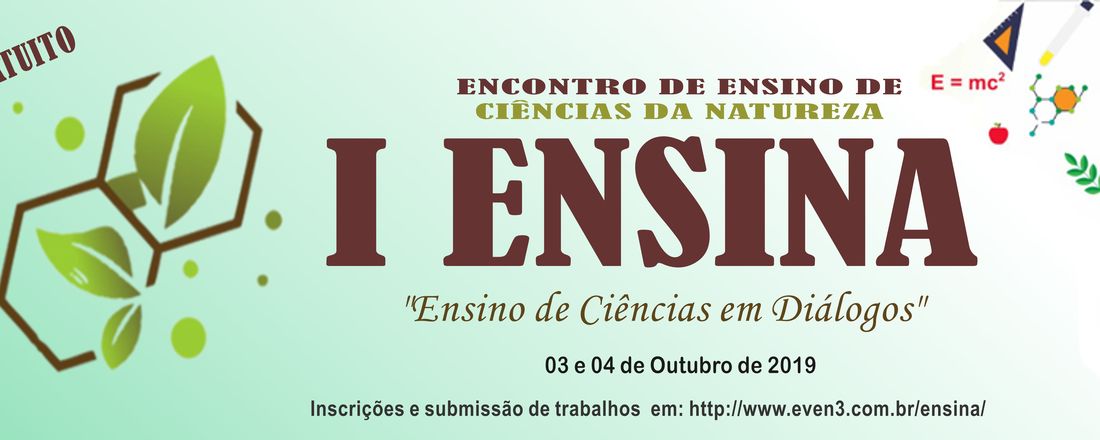 I ENSINA - ENCONTRO DE ENSINO DE CIÊNCIAS DA NATUREZA