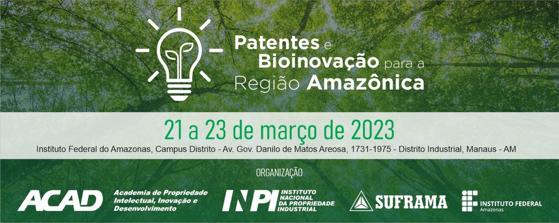 Curso de Patentes e Bioinovação para a Região Amazônica
