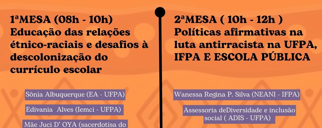 1º Seminário Educação antirracista na formação de professoras e professores por uma perspectiva negra decolonial brasileira